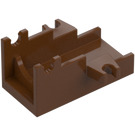 LEGO Reddish Brown Minifig Cannon 2 x 4 Base (2527)