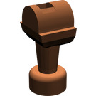 LEGO Reddish Brown Minifig Leg Wooden (2532)