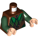 LEGO Roodachtig Bruin Minifig Torso (973 / 76382)