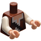 LEGO Reddish Brown Minifig Torso with Vest & Strap (973)