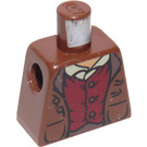 LEGO Reddish Brown Minifig Torso without Arms with Decoration (973)