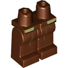 LEGO Rötlich-braun Misako Minifigure Hüften und Beine (3815 / 34652)