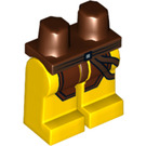 LEGO Roodachtig Bruin Naboo Security Bewaker Minifigure Heupen en benen (3815 / 18427)