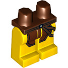 LEGO Reddish Brown Naboo Security Guard Minifigure Hips and Legs (3815 / 18427)