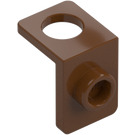 LEGO Reddish Brown Neck Bracket with Stud with Thicker Back Wall (28974)