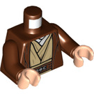 LEGO Reddish Brown Obi-Wan Kenobi Minifig Torso with Reddish Brown Jedi Robe (973 / 76382)