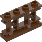 LEGO Reddish Brown Oriental Fence 1 x 4 x 2 (32932)