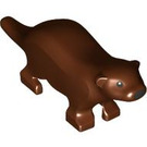 LEGO Reddish Brown Otter with Eyes and Nose (67631 / 102240)