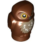 LEGO Reddish Brown Owl with Tan Feathers and Yellow Ringed Eyes (104115)