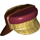 LEGO Reddish Brown Panaka Hat with Dark Red Top (12239 / 96701)