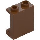 LEGO Roodachtig bruin Paneel 1 x 2 x 2 met zijsteunen, holle noppen (35378 / 87552)