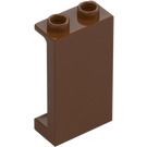 LEGO Reddish Brown Panel 1 x 2 x 3 with Side Supports - Hollow Studs (35340 / 87544)