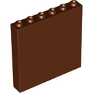 LEGO Rötlich-braun Panel 1 x 6 x 5 (35286 / 59349)