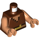 LEGO Rödaktig Brun Piglin Minifigur Kropp (973 / 76382)