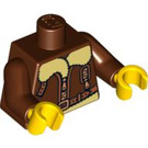 LEGO Marrón rojizo Piloto Torso (973 / 88585)