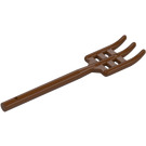 LEGO Reddish Brown Pitchfork with Soft Plastic and Flat Bottom (95345)