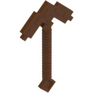 LEGO Reddish Brown Pixelated Pickaxe (18789)