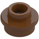 LEGO Reddish Brown Plate 1 x 1 Round with Open Stud (28626 / 85861)