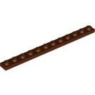 LEGO Reddish Brown Plate 1 x 12 (60479)