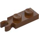 LEGO Rödaktig Brun Platta 1 x 2 med fäste (78256)