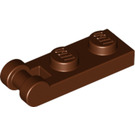 LEGO Reddish Brown Plate 1 x 2 with End Bar Handle (60478)