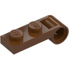 LEGO Roodachtig bruin Plaat 1 x 2 met Einde Pin Gat (3172)