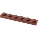 LEGO Reddish Brown Plate 1 x 6 (3666)