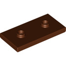 LEGO Reddish Brown Plate 2 x 4 with 2 Studs (65509)