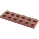 LEGO Reddish Brown Plate 2 x 6 (3795)