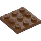 LEGO Rödaktig Brun Platta 3 x 3 (11212)