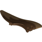 LEGO Reddish Brown Right Pteranodon Wing with Marbled Medium Dark Flesh Edge (98089)