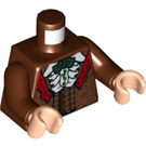 LEGO Roodachtig Bruin Ron Weasley Minifig Torso (973 / 76382)
