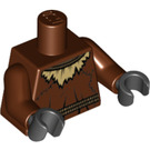 LEGO Červenohnědá Scarecrow Trup (973 / 76382)