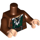LEGO Rötlich-braun Scrum Torso (76382 / 88585)