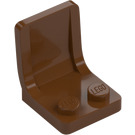 LEGO Reddish Brown Seat 2 x 2 with Sprue Mark in Seat (4079)