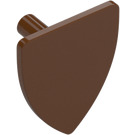 LEGO Reddish Brown Shield - Triangular (3846)