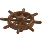 LEGO Reddish Brown Ship Wheel with Unslotted Pin (4790 / 52395)