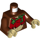 LEGO Roodachtig Bruin Sister Aap Minifig Torso (973 / 76382)