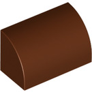 LEGO Reddish Brown Slope 1 x 2 Curved (37352 / 98030)