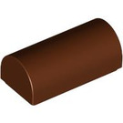 LEGO Reddish Brown Slope 1 x 2 x 0.7 Curved (3563)
