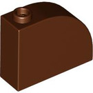 LEGO Reddish Brown Slope 1 x 3 x 2 Curved (33243)