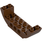 LEGO Reddish Brown Slope 2 x 8 x 2 Curved Inverted Double (11301 / 28919)