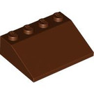 LEGO Reddish Brown Slope 3 x 4 (25°) (3016 / 3297)