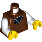 LEGO Rødbrun Sudds Backwash Minifigur Overkropp (973 / 76382)