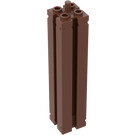 LEGO Roodachtig bruin Support 2 x 2 x 8 met top pin en groeven (45695)