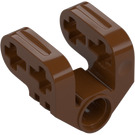 LEGO Reddish Brown Technic Cross Block 2 x 2 x 2 Bent 90 Split (Pin/Twin Axle) (42193 / 92907)