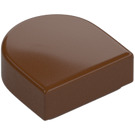 LEGO Reddish Brown Tile 1 x 1 Half Oval (24246 / 35399)