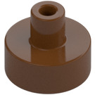 LEGO Reddish Brown Tile 1 x 1 Round with Hollow Bar (20482 / 31561)