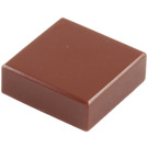 LEGO Reddish Brown Tile 1 x 1 with Groove (3070 / 30039)