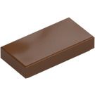 LEGO Reddish Brown Tile 1 x 2 with Groove (3069)